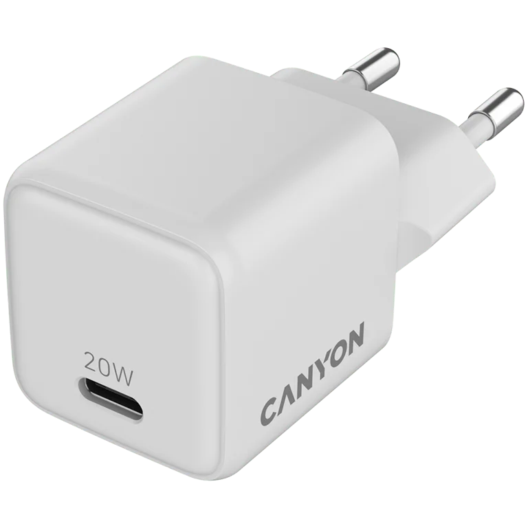 CANYON charger CU20C GaN 20W 1xPD EU White