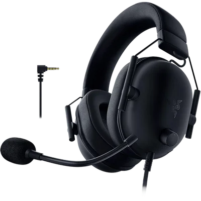 Razer BlackShark V2 X For PlayStation, Wired Console Headset, Black, Tri-Force Drivers 50", Hyperclear Cardoid Mic, leatherette ear cushions for a plush fit and feel