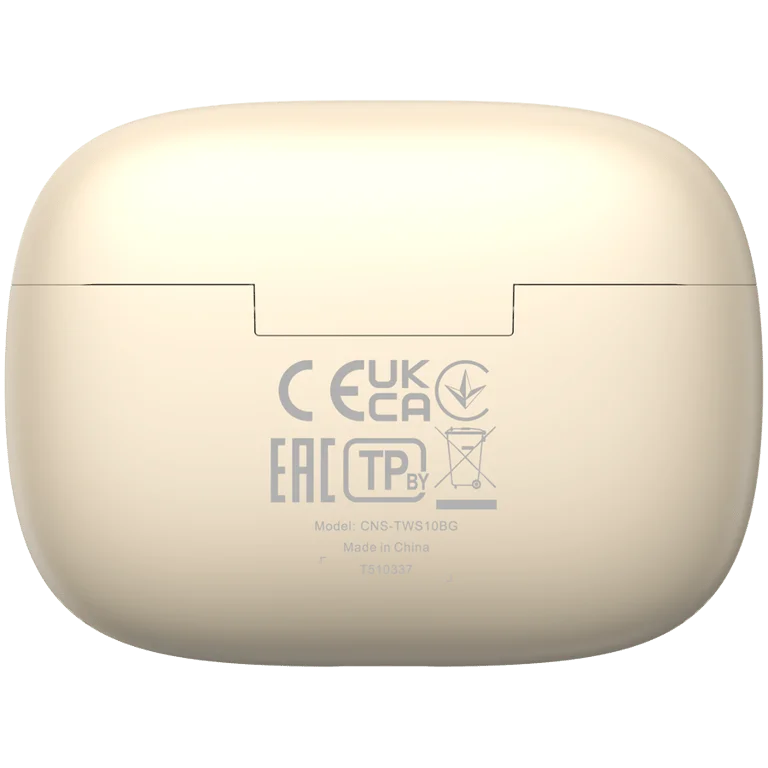 True Wireless слушалки CANYON OnGo TWS-10 ANC+ENC Бежов