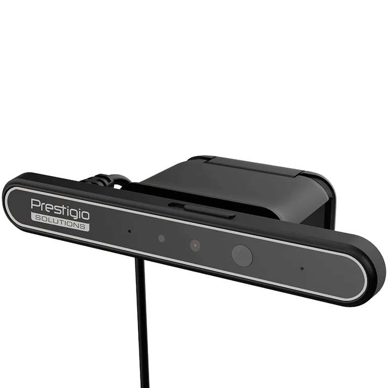 Уеб камера Prestigio Solutions Windows Hello, FHD, 2MP, 2 микрофона, 1м обхват, USB 3.0