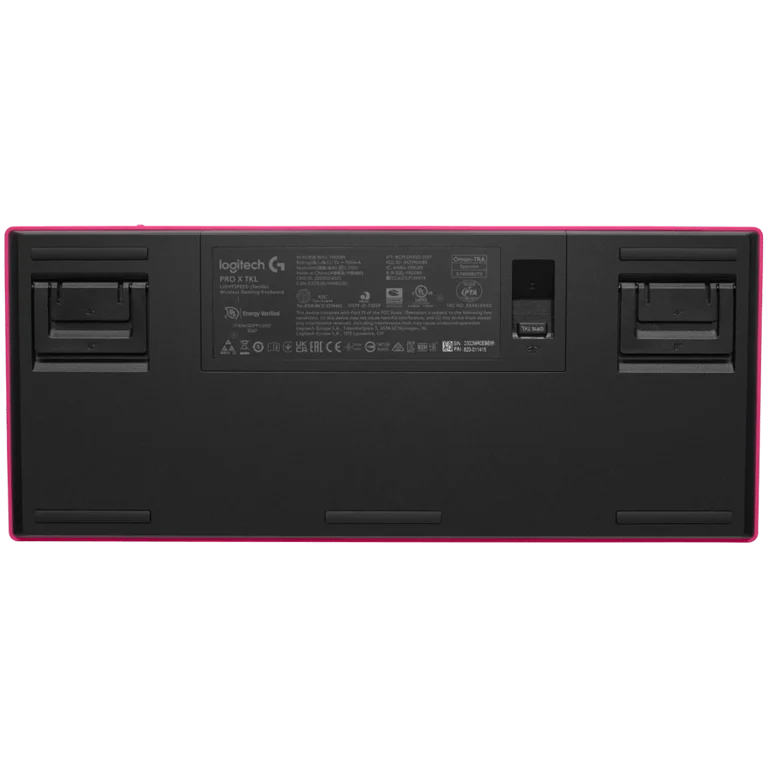 Гейминг клавиатура Logitech G PRO X TKL LIGHTSPEED – Magenta, механична, безжична, US INT'L, Tactile