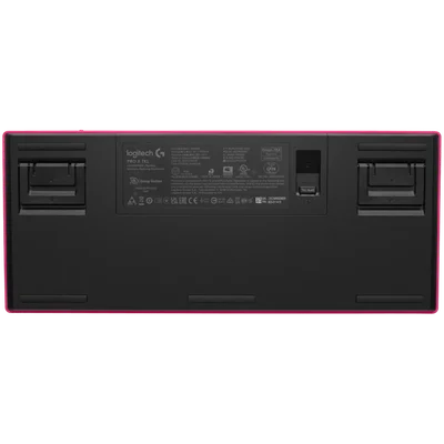 Гейминг клавиатура Logitech G PRO X TKL LIGHTSPEED – Magenta, механична, безжична, US INT'L, Tactile