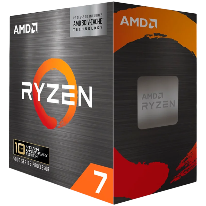 Процесор AMD Ryzen 7 5800X3D 8-ядрен 4.5GHz 100MB AM4