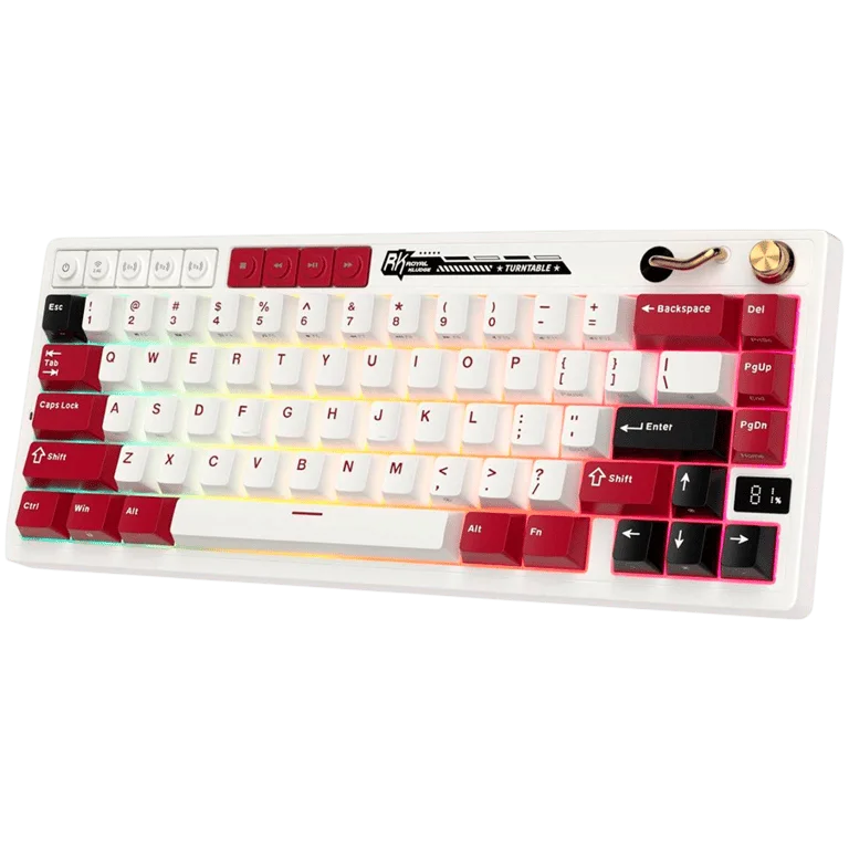 Гейминг клавиатура ROYAL KLUDGE RK M65 Famicom Cream switch