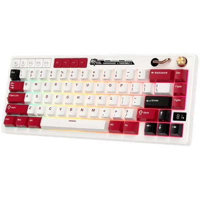 Гейминг клавиатура ROYAL KLUDGE RK M65 Famicom Cream switch