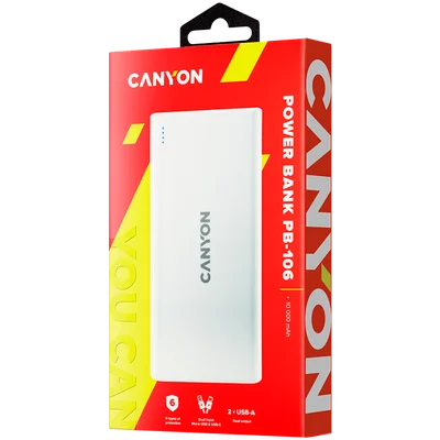 CANYON power bank PB-106 10000 mAh White