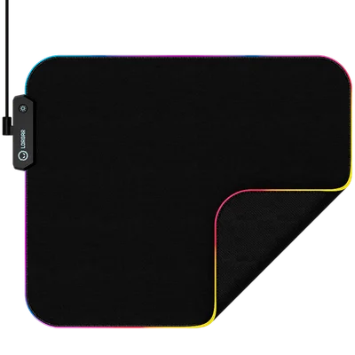 Lorgar Steller 913, Gaming mouse pad, High-speed surface, anti-slip rubber base, RGB backlight, USB connection, Lorgar WP Gameware support, size: 360mm x 300mm x 3mm, weight 0.250kg