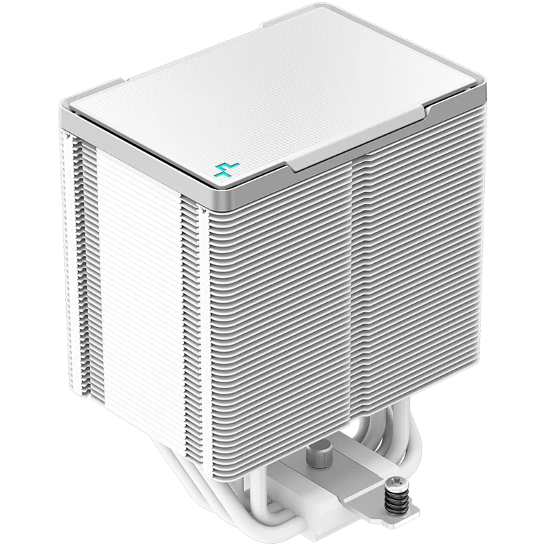 Охладител за процесор DeepCool AK500 WH 1x120mm вентилатор, TDP 240W, 5 топлинни тръби, Бял