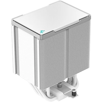 Охладител за процесор DeepCool AK500 WH 1x120mm вентилатор, TDP 240W, 5 топлинни тръби, Бял