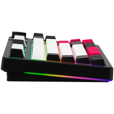 LORGAR KBP70TKLW, Wireless TKL Mechanical Gaming Keyboard Pro, Black/red, EN layout