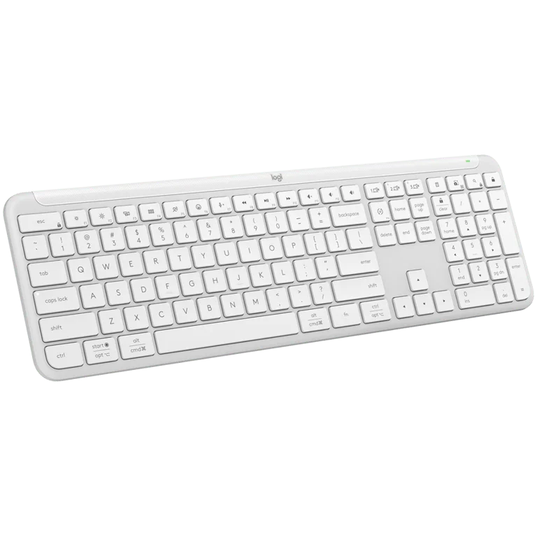 LOGITECH SIGNATURE SLIM WIRELESS KEYBOARD K950 - OFF WHITE - US INT'L - 2.4GHZ/BT - INTNL-973