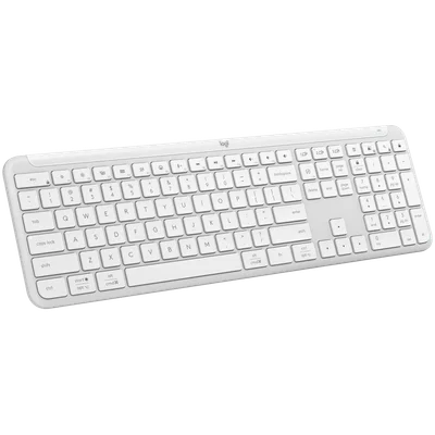 LOGITECH SIGNATURE SLIM WIRELESS KEYBOARD K950 - OFF WHITE - US INT'L - 2.4GHZ/BT - INTNL-973