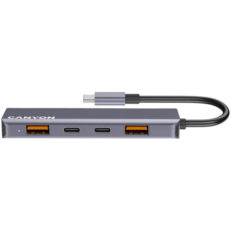 CANYON hub DS-18 5in1 USB-C Grey