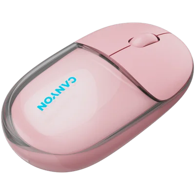 CANYON mouse OnClick 24 BT/ Wireless Transparent/Pink