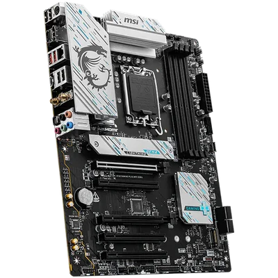 MSI B760 GAMING PLUS WIFI DDR4, LGA 1700, 4xDDR4, ATX, Dual Channel DDR4 5333(OC)MHz, 5x PCIe x16 slots, 2x M.2 slots, 1x HDMI, 1x DP, 2x USB 3.2 Gen 2, 1x USB 3.2 Gen 2 Type-C, 4x USB 2.0, 7.1 HD Audio, 2.5Gbps LAN, WI-Fi 6E, BT, 3Y