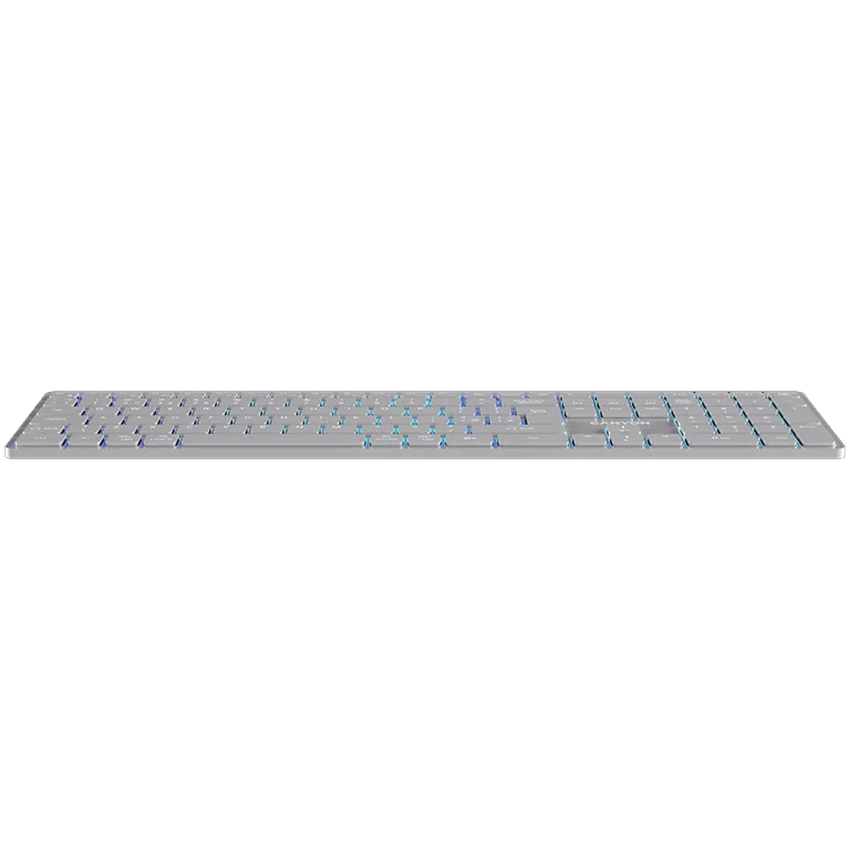 CANYON keyboard HKB-W11 UK/US RGB Dual Mode Wireless Grey