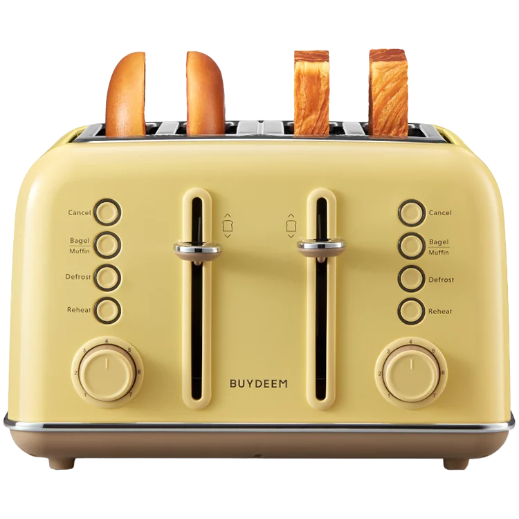 Тостер BUYDEEM DT640E 4 филии Mellow Yellow