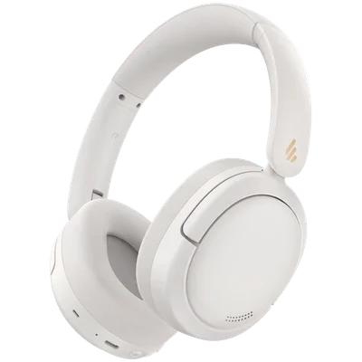 Слушалки Edifier W800BT Pro безжични над ушите, ANC, 40mm драйвери, Bluetooth 5.4, Multipoint, AI шумопотискане, до 45 ч батерия, USB-C, Ivory