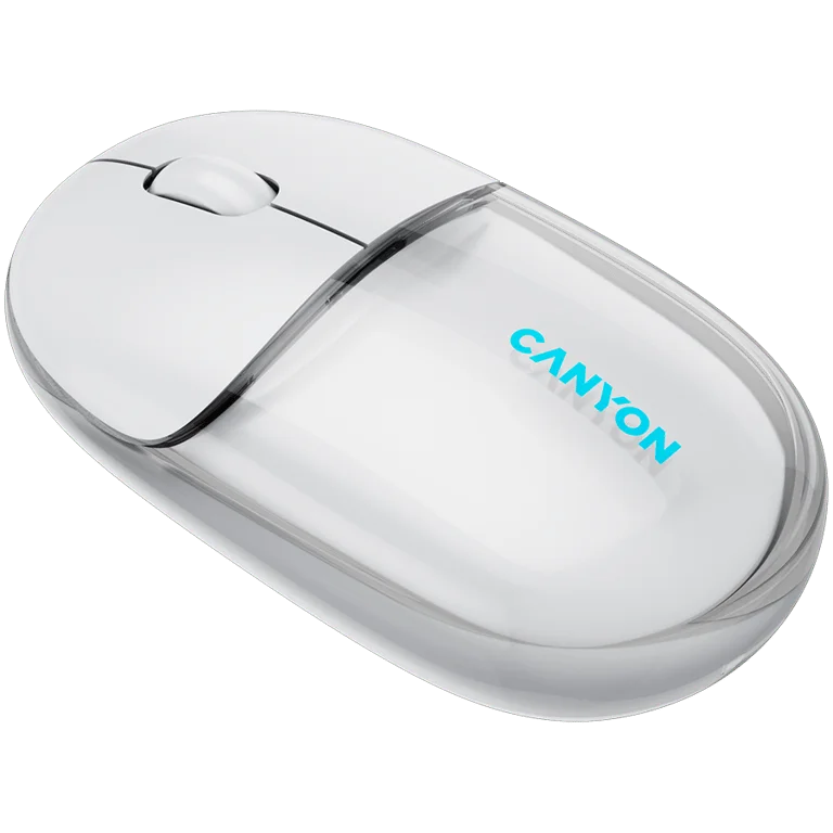 CANYON mouse OnClick 24 BT/ Wireless Transparent/White