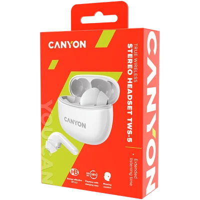 CANYON headset TWS-5 White