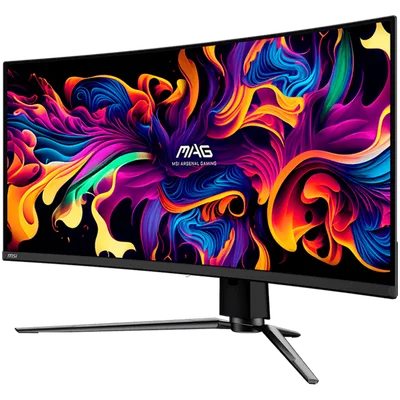 Монитор MSI MAG 341CQP QD-OLED, 34" QD-OLED, 175Hz, UWQHD (3440x1440), 21:9, 1800R, 0.03ms