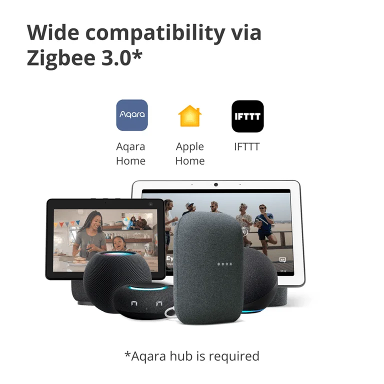 Сензор за вибрации Aqara DJT11LM Бял Zigbee