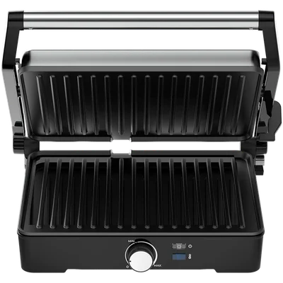 AENO Electric Grill EG2: 2000W, Temperature regulation, Max opening angle -180°, Plate size 290*234mm