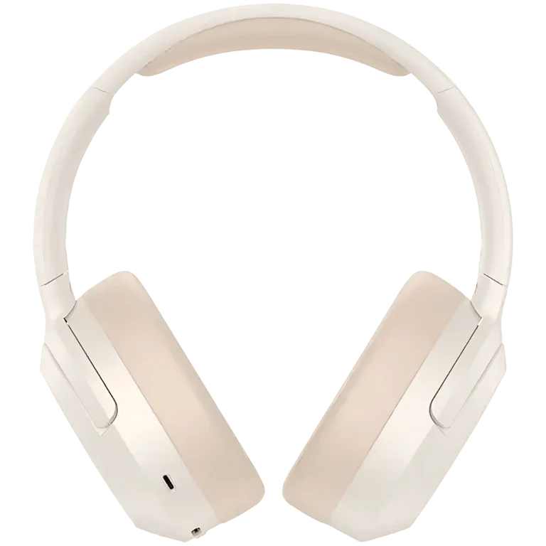 Edifier W820NB Plus v2025 Wireless Over-Ear Headphones, 40mm Dynamic Titanium-Coated Drivers, BT V6.1, ANC, Hi-Res Audio Certification, Up To 88H Battery, USB-C, Ivory