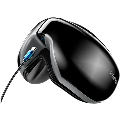 Масажор за очи RENPHO – Eyeris 1, въздушна компресия, нагряване, Bluetooth, черен
