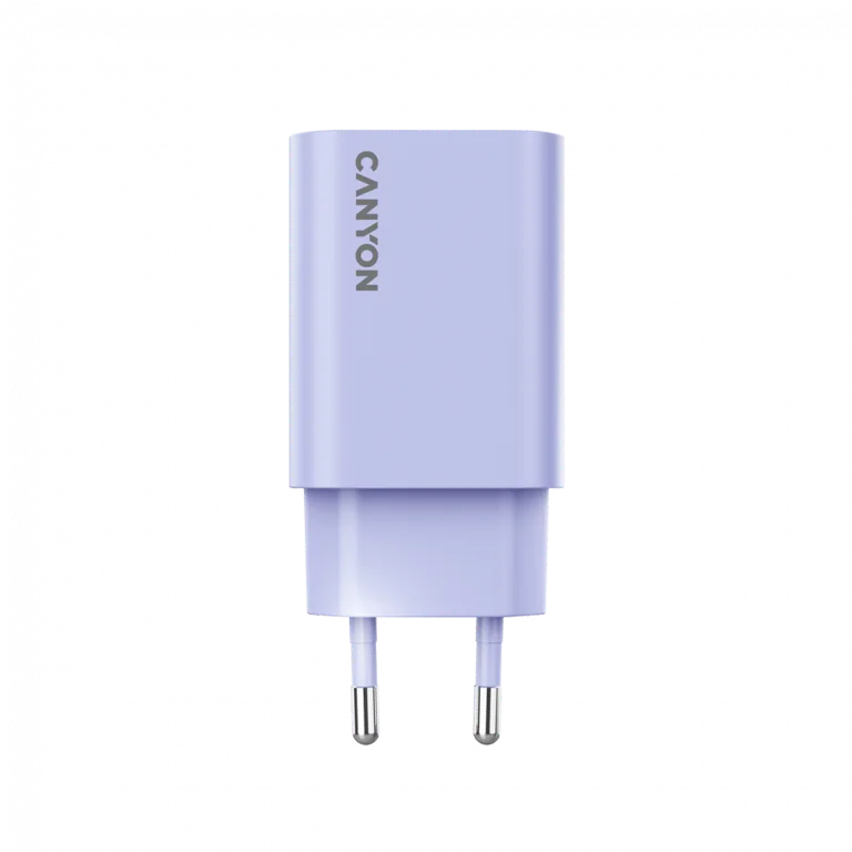 Захранващ адаптер CANYON OnCharge 30CL 30W USB-C EU Лилав