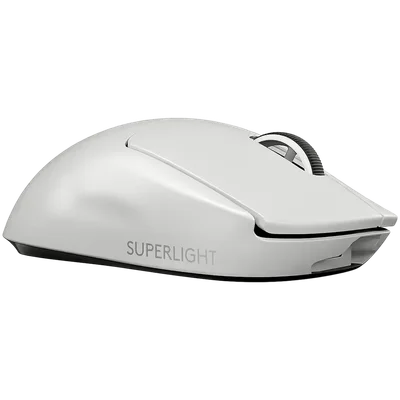 Гейминг мишка Logitech G PRO X SUPERLIGHT 2 бяла, безжична, Hero 2 сензор