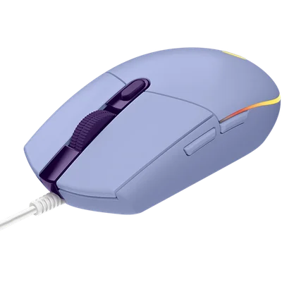 Гейминг мишка Logitech G102 LIGHTSYNC, кабел, USB, Lilac