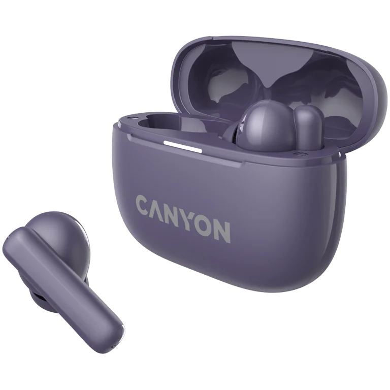 CANYON headset OnGo TWS-10 ANC+ENC Purple