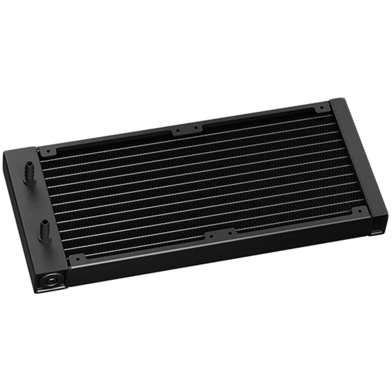 CPU воден охладител DeepCool MYSTIQUE 240 ARGB R-LX550-BKADSNC-G-1 240мм, LCD дисплей, 2x120мм PWM ARGB вентилатори, Черен
