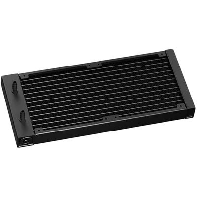 CPU воден охладител DeepCool MYSTIQUE 240 ARGB R-LX550-BKADSNC-G-1 240мм, LCD дисплей, 2x120мм PWM ARGB вентилатори, Черен
