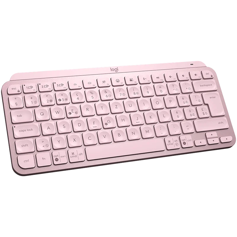 Logitech MX Keys Mini Minimalist Wireless Illuminated Keyboard - ROSE - US Intl