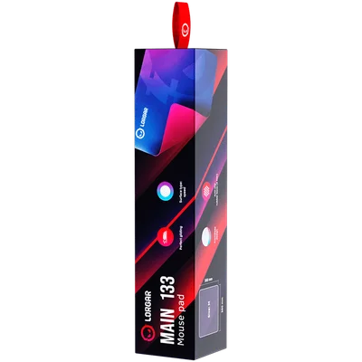 LORGAR Gaming Mouse Pad Main 133 Speed Purple