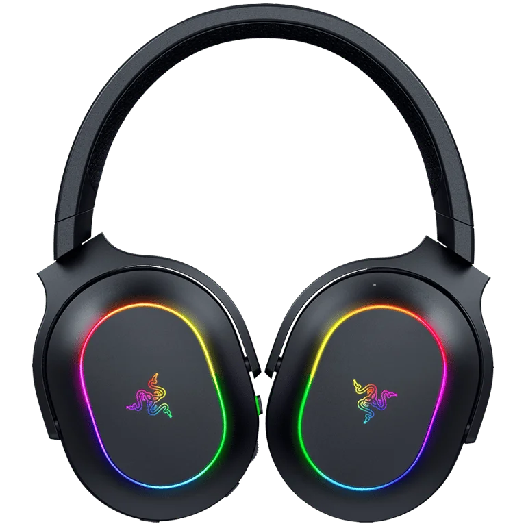 Razer Barracuda X Chroma, Gaming Headset, Black, Oval Ear Cushions, 2.4 GHz Wireless / Bluetooth, Breathable Fabric with Memory Foam Cushions, Detachable Razer™ HyperClear Cardioid Mic, 7.1 Surround sound: Only available on Windows 10 64-bit (or higher)