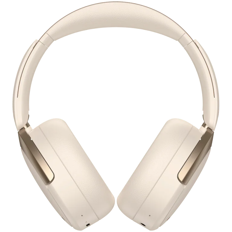 Edifier WH950NB Wireless Over-Ear Headphones, 40mm Dynamic Titanium-Coated Drivers, BT V5.4, ANC, Hi-Res Audio Certification, Up To 80H Battery, USB-C, Ivory