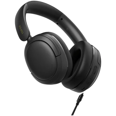 Edifier W800BT SE Wireless Over-Ear Headphones, 40mm Dynamic Titanium-Coated Drivers, BT V5.4, Multipoint Connection, AI Call Noise Reduction, Up To 45H Battery, USB-C, Black