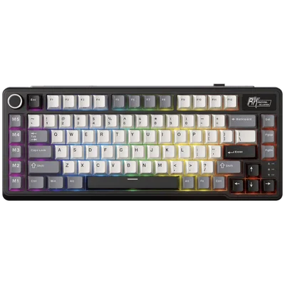 Гейминг клавиатура ROYAL KLUDGE RK L75 Knight Black Cream switch
