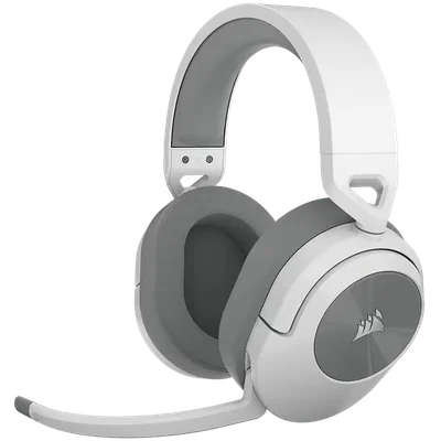 Гейминг слушалки CORSAIR HS55 Wireless, бял