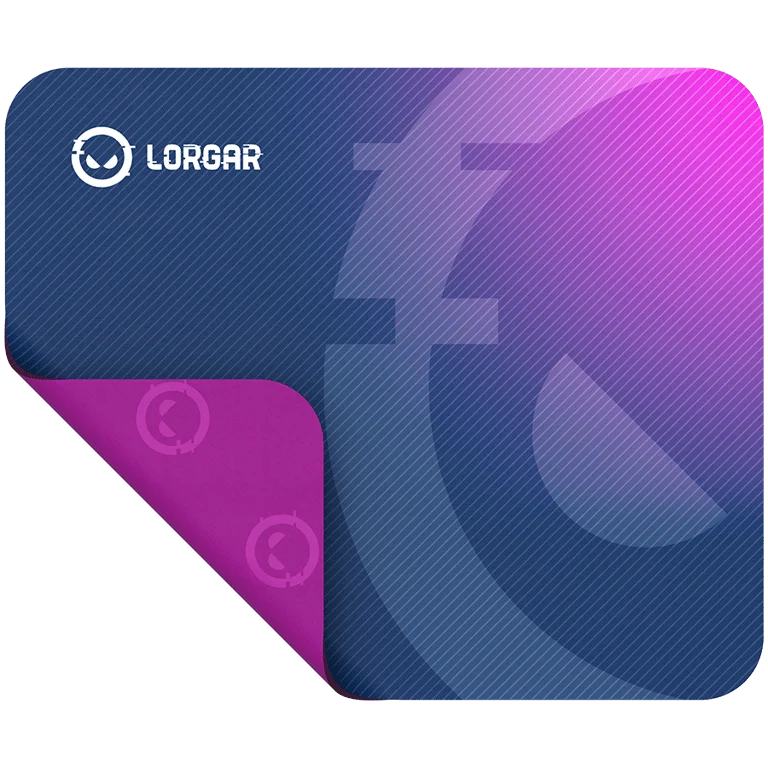LORGAR Gaming Mouse Pad Main 133 Speed Purple