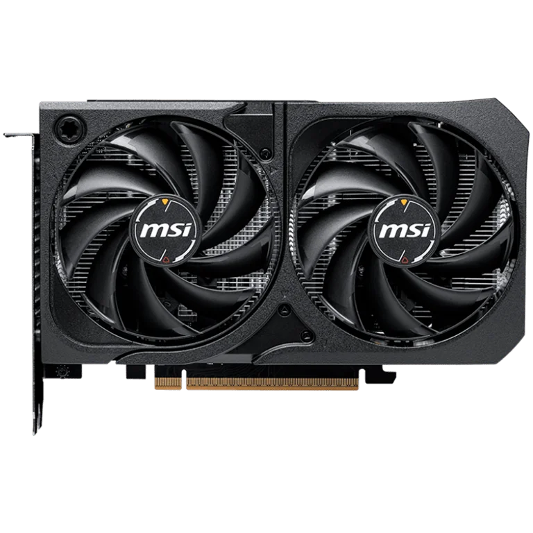 MSI Video Card NVIDIA GeForce RTX 5060 8G SHADOW 2X OC, 8GB GDDR7, 128-bit, 2535 MHz Boost, 3840 CUDA Cores, PCIe 5.0 (x8), 3x DP 2.1b, HDMI 2.1b, RAY TRACING, Dual Fan, 145W TDP, 8-pin PCIe Power, G-SYNC, 2-Slot, 3Y