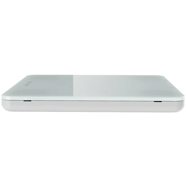 AENO Kitchen Scale KS1S Smart, Max load - 8 kg, Bluetooth, 10,000+ products & meals, 25 indicators analysis, Coffee mode, 6 unit conversion: kg, g, lb, fl, oz, ml, Material - glass