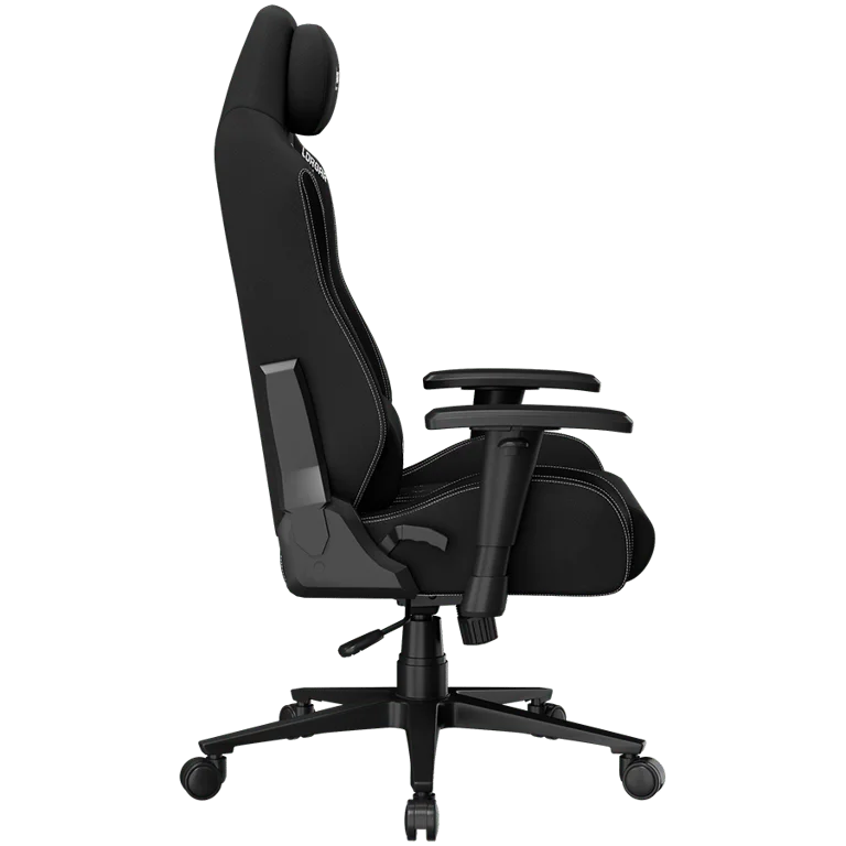 LORGAR CHA41, Ergonomic Gaming Chair Advanced, premium anti-stain fabric, Black/white