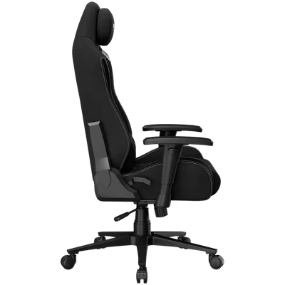 LORGAR CHA41, Ergonomic Gaming Chair Advanced, premium anti-stain fabric, Black/white