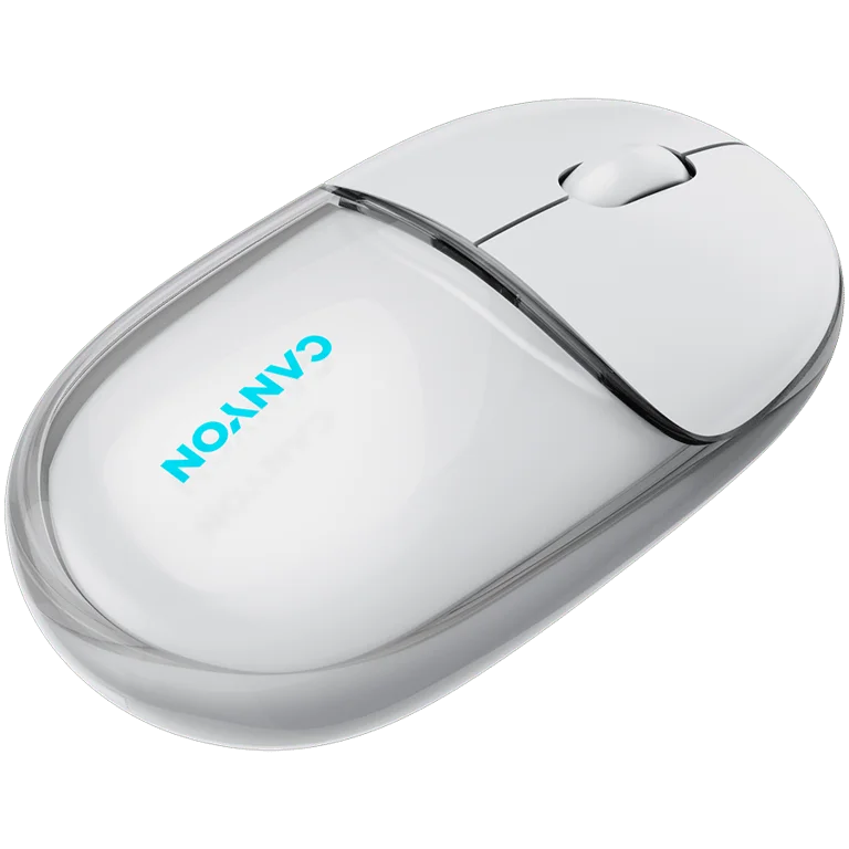 CANYON mouse OnClick 24 BT/ Wireless Transparent/White