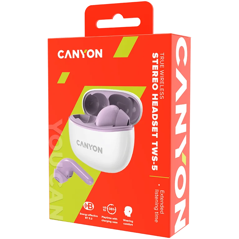 CANYON headset TWS-5 Purple