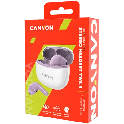 CANYON headset TWS-5 Purple